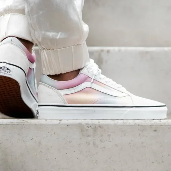 Vans Old Skool Aura Shift & White Skate Sneakers - Picture 9 of 15